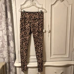 Victoria's secrect leopard leggings  sz 10
